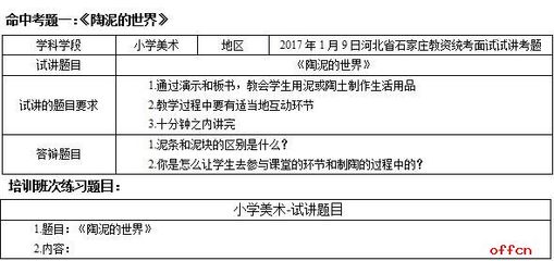 教師資格考試教學(xué)演示用品的準(zhǔn)備與應(yīng)用